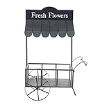 Deco 79 Metal Indoor Outdoor Flower Cart