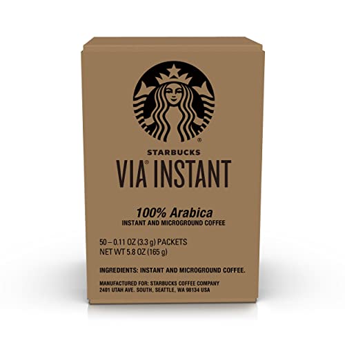 Starbucks VIA Instant Coffee—Dark Roast Coffee—Italian Roast—100