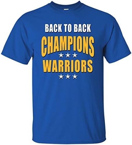 Radical Apparel Royal Golden State Championship Shirt - Back to Back Champions