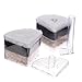 Water & Wood New 2 in 1 Underwater Air Driven Oxygen Releases Aquarium Fish Tank Pond Biochemical Stone Sponge Corner Filter