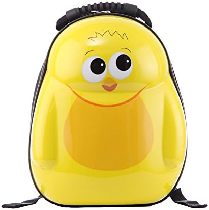 JIASILIBAGS Kids Children Cute Cartoon Animal Hard Shell Schoolbag Backpack (chicken)