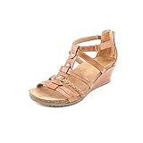 Earth Origins Kendall Womens Leather Wedge Sandals Shoes