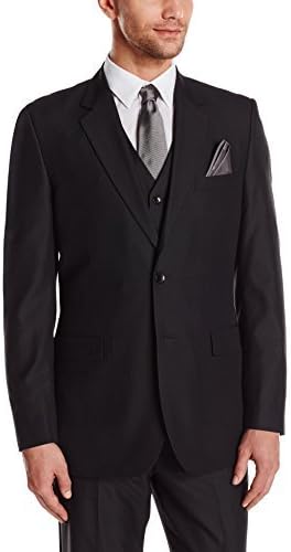Alexander Julian Colours Men's Big and Tall Single Breasted Modern Fit 2 Button Notch Lapel Suit Separate Jacket
