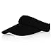 Multiple Colors Sun Visors for Women and Men, Long Brim Thicker Sweatband Adjustable Velcro Hat for Golf Cycling Fishing Tennis Running Jogging and other Sports