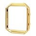 bayite Replacement Accessory Steel Frame for Fitbit Blaze Smart Watch Gold
