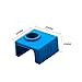 3D Printer Parts, FYSETC 3D Printer Heater Block Silicone Sock MK7 MK8 MK9 Hotend Heater Protect Silicone Cover for CR-10 Mini S4,S5 Ender 3 Anet A8 Tevo Tornado -3 Pcs, Blue