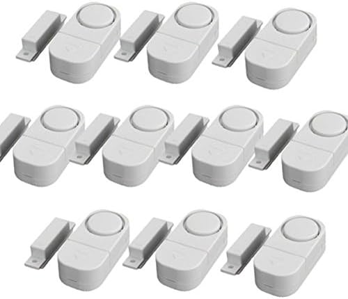 Wonderpark 10pcs Wireless Home Office Doors Windows Security Entry Burglar Alarm System