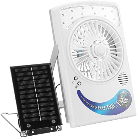 Solar Energy Fan LED Solar Power/AC Rechargeable Camping Fan Tent LED Lantern Cooler DOS - Electrical Equipment & Supplies Generator & Supplies - 1Multi-functional Rechargeable Fan