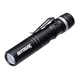 Revtronic Mini Pocket LED Flashlight with Clip - Best for Camping, Hiking, Inspection, Maintenance and EDC - Waterproof IPX-6, Compact, Lightweight, Easy to Use - 1 AAA Duracell Battery Included