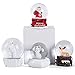 WOBAOS Snow Globe Crafts- Sculptured Resin Water Ball - Christmas Valentine's Day Birthday Holiday New Year's Gift (Diameter 60mm)