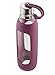 Contigo Purity Glass Water Bottle, 20oz, Radiant Orchid with Silicone Tether