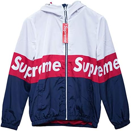 Ramaze Hooded Light Jacket Red/White/Blue