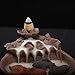 Mangetal Incense Burner, Backflow Incense Burner Backflow Incense Holder Porcelain Cone Incense Holder Incense Stick Holder with 10 Free Cones Home Decoration Handicraft Gift