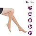 Fytto 1020 Opaque Compression Socks for Professionals 15-20 mmHg - Graduated Medical Support for Flight, Travel, DVT and Edema - Large, Nude