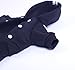 EastCities Winter Puppy Hoodie for Small Dogs Warm Coat Sweater Four Legs Pet Clothes for Dog Cat,Black XL