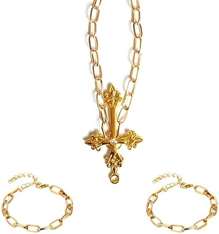 Amazon.com: Anime Cosplay Necklace,Anime Cross Necklace with 2PCS
