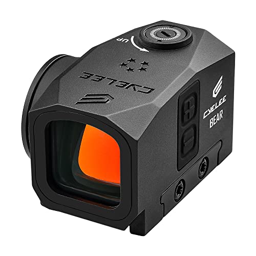 FOCUHUNTER Red Dot Sight – 3 MOA, Wasserdicht, Stoßfest Mit Shake Awake, Für Picatinny & RMSc