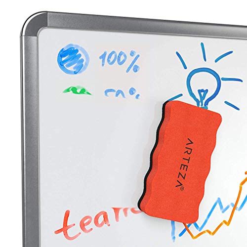ARTEZA Whiteboard Cleaner Set with 12 DryErase Markers