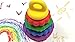Stacking Toys - Unisex Silicone Stackable Teething Rings for Baby and Toddlers - Silicone Sensory Stacking Teether Toys - Premium Food Grade Silicone Rainbow Stacker - BPA Free by MIP Baby