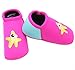 SUIEK Baby Boys Girls Swim Water Shoes Infant Pool Beach Sand Barefoot Aqua Socks (Rose Red, Medium)