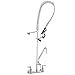 Aquaterior Double Handle Brass Pre-Rinse Commercial Wall-mount Faucet 12