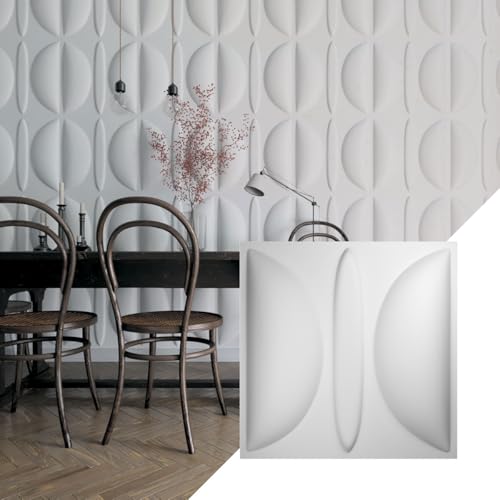 Ekena Millwork WP20X20SAWH 19 5/8"W x 19 5/8"H Saturn EnduraWall Decorative 3D…