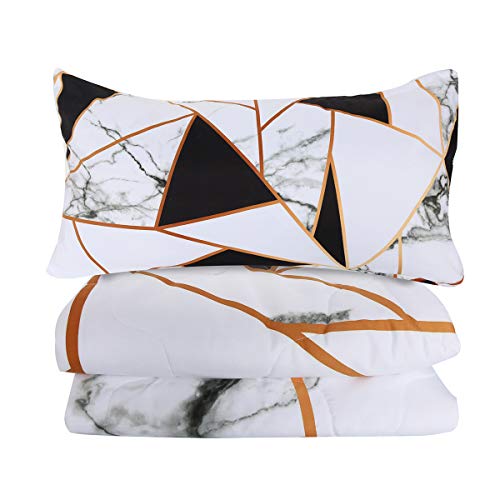 6 BlessLiving+Comforter+Reversible+Comfortable+Geometric