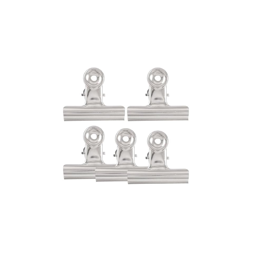 uxcell 5 x Files Paper Organize Spring Loaded Binder Clips Clamps 3