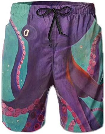 水着 メンズ サーフパンツ 海水パンツ ボードショーツ 海パン たこ ビーチパンツ スイムショーツ メッシュインナー 今ダケ送料無料 アウトドア 街着 スイムウェア おしゃれ人気 短パン 水陸両用 通気 速乾 海水浴 ボーダー