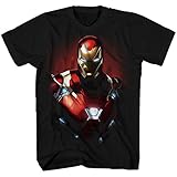 Civil War Iron Man Dark Defector Mens Black T-shirt