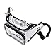 NFL Clear Fanny Pack Stadium Security Approved Transparent Waist Bag for Events, Games and Concerts