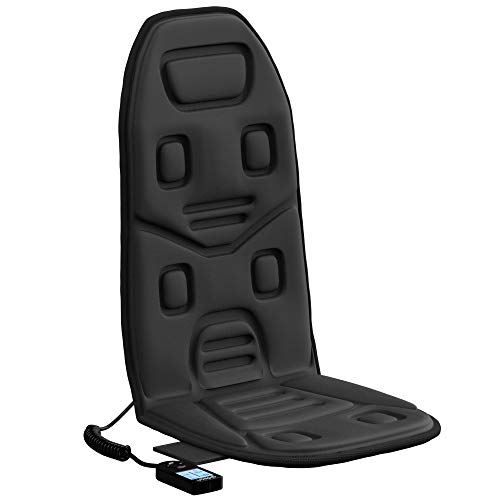 Gideon Neck Back and Thigh Heated Vibrating Massage Seat Cushion with 8 Massaging Modes; Home, Car or Office - Thumbnail 3