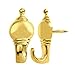 National N259-762 Polished Brass Decorative Push Pin Picture Hanger
