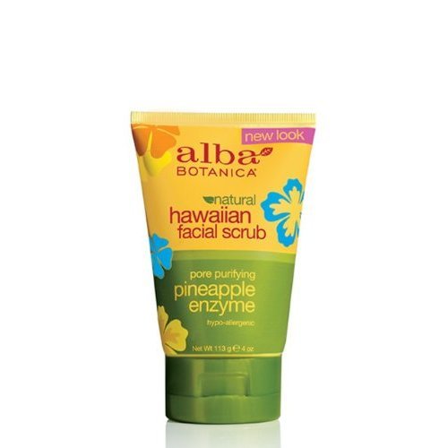 Alba Botanica Face Scrub, 4 Ounce