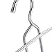 DOIOWN 6 Pack Pants Hangers S-Shape Stainless Steel Clothes Hangers Space Saving Hangers Closet Organizer for Pants Jeans Scarf(5 Layers,6Pcs) (3-Pieces)