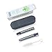 Reusable Straws Stainless Steel Metal - Telescopic Long Drinking Straw that is Portable, Collapsible, Retractable and Creates Zero Waste - Travel Case & Cleaning Tool Included (Graphite)