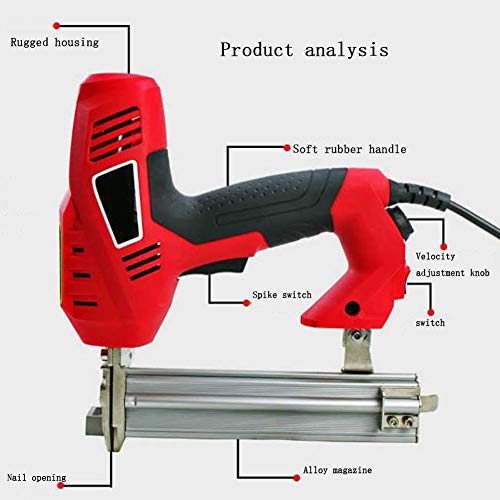 ASWT-Elektrische Nagelpistole Dual-Use-Adjustable 220V High Speed Tragbare 1800W Elektro-Nagler… – Bild 3