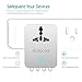 dodocool USB Charger Plug 20W 4A 4 Port USB Wall Charger with AC Outlet Charging Ports for iPhones, iPads, Android Smartphones, Power Banks