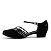Jig Foo Latin Salsa Rumba Chacha Practice Ballroom Dance Shoes for Women