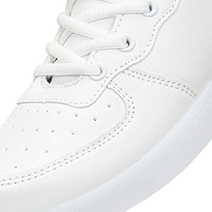 Aptesol Kids Youth Led Light Up Sneakers Unisex Boys Girls High Tops Cute Cool Flashing Shoes Halloween Xmas School Birthday Party Dancing Shoes White 8 Toddler Amazon Ae
