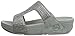 FitFlop Women's Rokkit Slide, Silver Nova, 7 M US