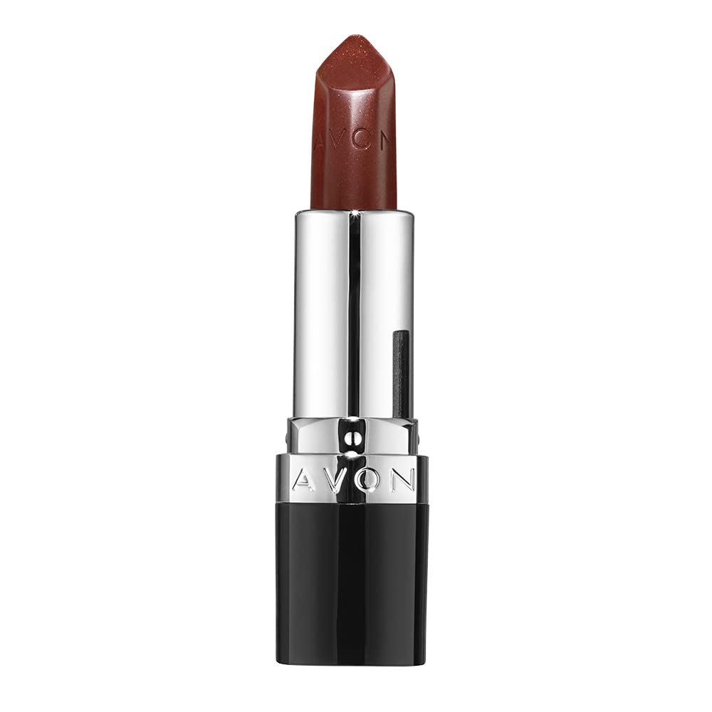 Avon Ultra Shimmer Lipstick Latte Glimmer, with a Moisture-retaining Formula for High Shine Shimmer โ image 1