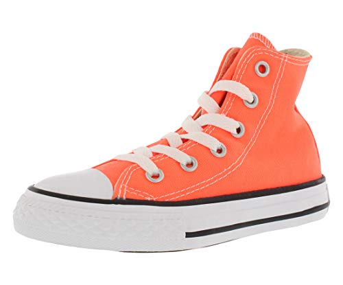 Converse Chuck Taylor All Star Hi Top Hyper Orange Youth 11