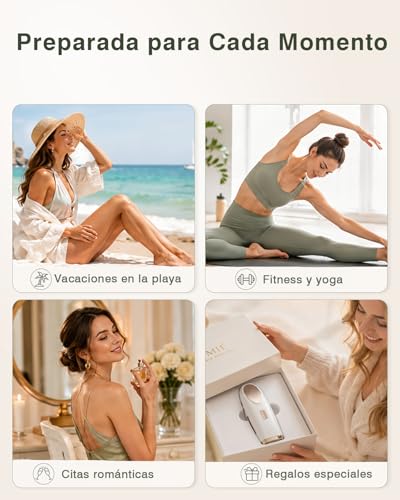 TIIMAGIC IPL Laser Epilator with 41°F Cooling, 9 Energy Levels, 999,900 Flashes, 3 Functions HR/RA/SC, Pulsed Light Epilator for Face, Bikini and Body, Home Use ck1122
