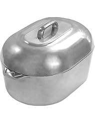 Cajun Cookware Roasters 15 Inch Aluminum Oval Roaster