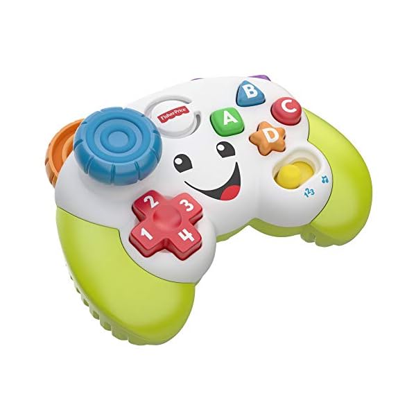 Fisher-Price-FWG12-Game-and-Learn-Controller-Teaching-First-Words-Letters-Numbers-GHR20-Linkimals-Musical-Moose-Interactive-Baby-Toy-with-Lights-and-Sounds Fisher-Price FWG12 Game and Learn Controller, Teaching First Words, Letters, Numbers, Colours and Shapes with Songs and…