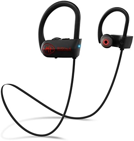 Bluetooth Headphones, Sellers360 Wireless Sports Headphones w/ Mic Waterproof IPX7 HD Stereo Bass In-Ear Earbuds for Running Workout Gym Noise Cancelling Headset Sweatproof Earphones