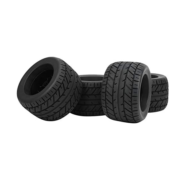 GAOX 4 STÜCKE 1/8 RC Auto Gummireifen Felgen LKW Räder Für ZD Racing Accessars Teile 165x104mm – Bild 4
