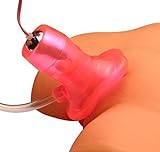 AVIVROSE Pump My Juicy Clit Pussy Lips Multi Speed Vibrating Bullet with Suction Cup (Pink)