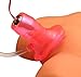 AVIVROSE Pump My Juicy Clit Pussy Lips Multi Speed Vibrating Bullet with Suction Cup (Pink)